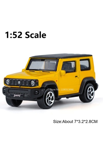 Choice26 نموذج سيارة جيمني صفراء بمقياس 1:64 و1:52 و1:48، لعبة سيارات من السب...