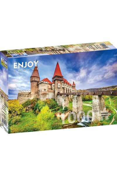 Enjoy Puzzle Puzzle 1000 piese Enjoy - Castelul Corvinilor, Hunedoara + folii...