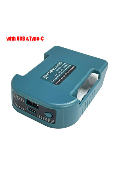 Choice1 حامل بطارية ماكيتا 18 فولت مع منفذ USB ومنفذ Type-C لبطارية ماكيتا BL...
