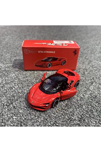 Choice7 نموذج سيارة فيراري SF90 Bburago بمقياس 1:64 من سلسلة LAFerrari، نموذج...