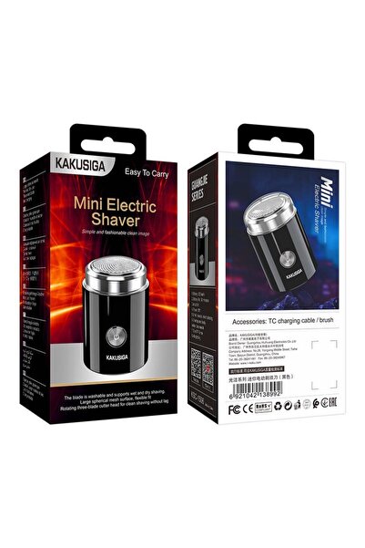AUDIOX Μίνι Ηλεκτρική Ξυριστική Μηχανή, KSC-1506, Συμπαγής, 5W, Μαύρο