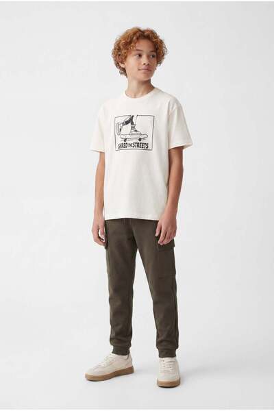 PAULMARK Μπλουζάκι για αγόρια oversized με τύπωμα