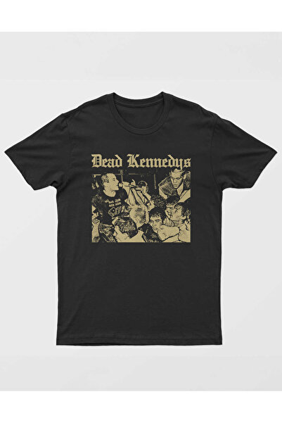 buzagi tasarım ürünleri Dead Kennedys Digital Print Regular Fit Black Unisex ...