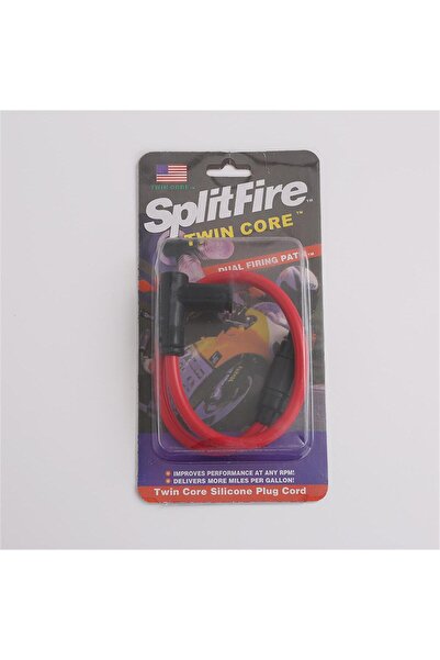Choice1 Red Universal Motorcycle Ignition Coil Spark Plug Iridium Power Cable...