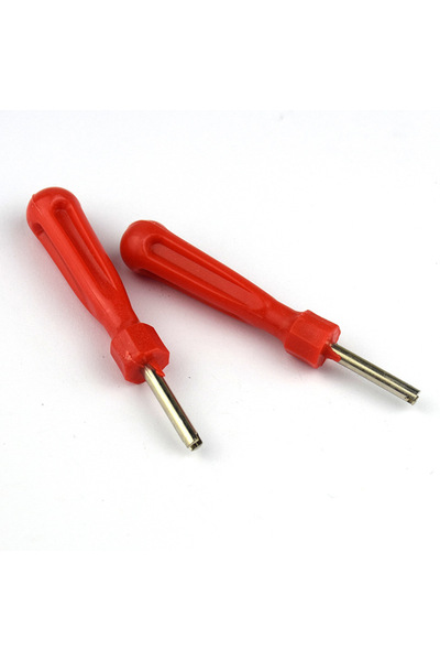 Choice1 2pcs 1-4pcs Car Bicycle Slotted Handle Tire Valve Stem Core Remover S...