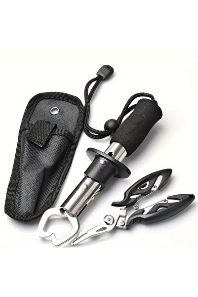 Choice1 مجموعة أدوات التحكم في الأسماك SET1-Black Tongs Lure كماشة، مصنوعة من...