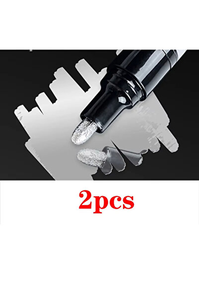 choice2 2pcs silver 3/2/1pcs Chrome Mirror Marker Pen 2mm DIY Reflective Pain...