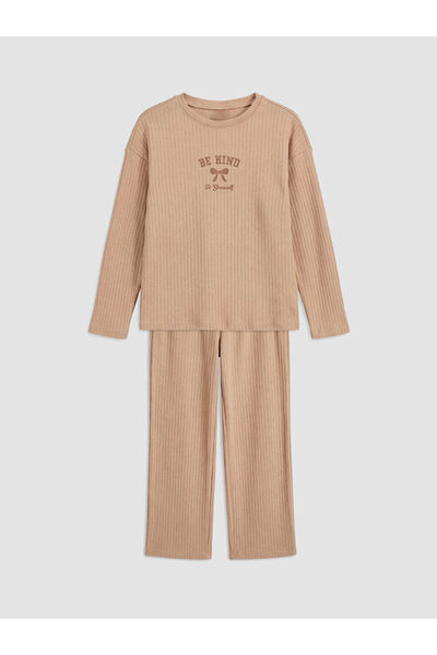 LC Waikiki Esvab • Modern & Distinctive Zero Roba Collar Girls' Pajama Set