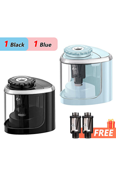 Choice3 1PC Black 1PC Blue TENWIN Electric Sharpener Desktop Automatic Portab...