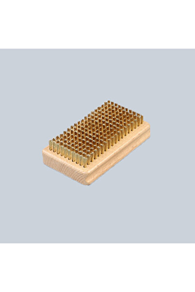 Choice -A Wooden Handle Brass/ Nylon/ Horsehair Ski Waxing Brush Snowboard Ma...