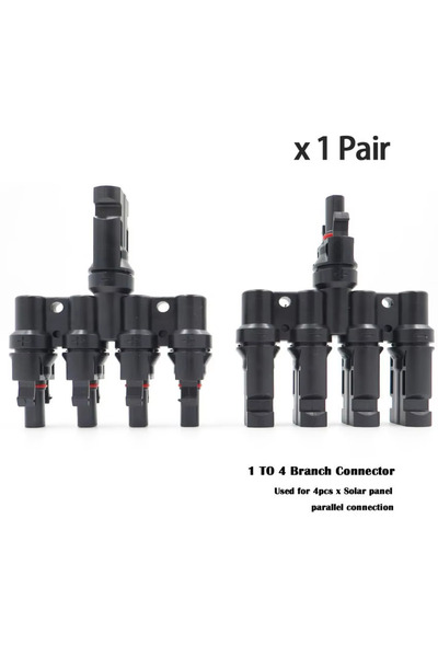 Choice9 1 pairs 4T Solar PV Connector Y Type T Type Parallel Connection Solar...