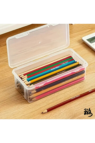 Choice S Clear large transparent PP storage boxes with lids, used for storing...