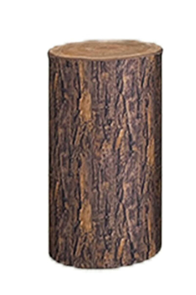 Choice 50x27cm Wood Cylinder Vintage Wood Grainy Fabric Plinth Stand Cover Wo...