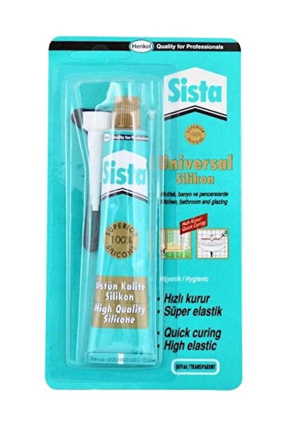 Sista FEYZA YAPI Silikon Tüp Şeffaf 50 Gr