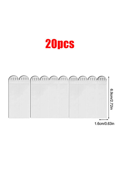 Choice5 شريط لاصق مزدوج الجوانب 1.6×6.9 سم، 20 قطعة، مجموعة 10/20 قطعة، شرائط...