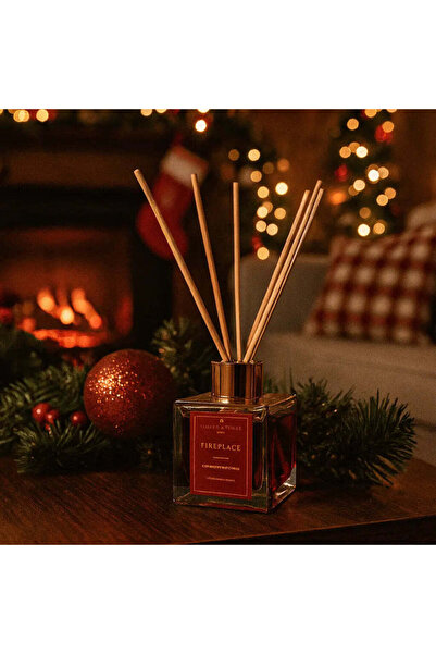 NO BRAND Διαχυτήρας Αρώματος Τύπου Τζακιού 100ml — Άρωμα Ζεστής Κάστανης