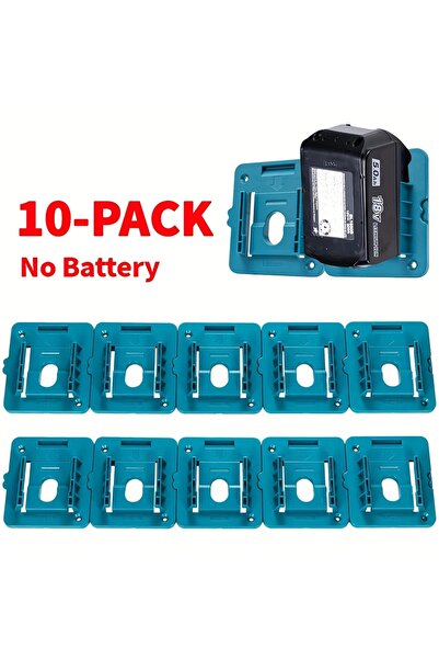 Choice Blue 10pcs 18V Battery Dock Holder Wall Mount Batteries Storage Organi...