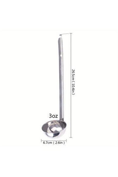 Choice3 3oz 1/3 Pcs Soup Ladle, Small Stainless Steel Ladles and Spoons Profe...