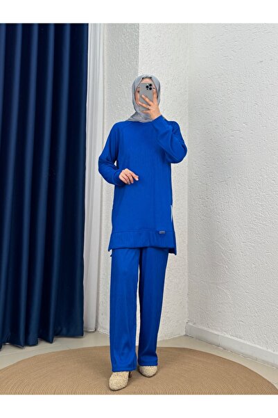 MİHRA STORE Σετ παντελονιού με φερμουάρ και κορδόνια σε χρώμα κανέλας-MF1880 ...