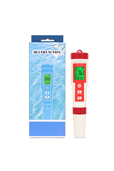 Choice جهاز قياس الكلور المحمول الجديد CL2 Temp H2 ORP PH 2/3/4/5 في 1 لاختبا...