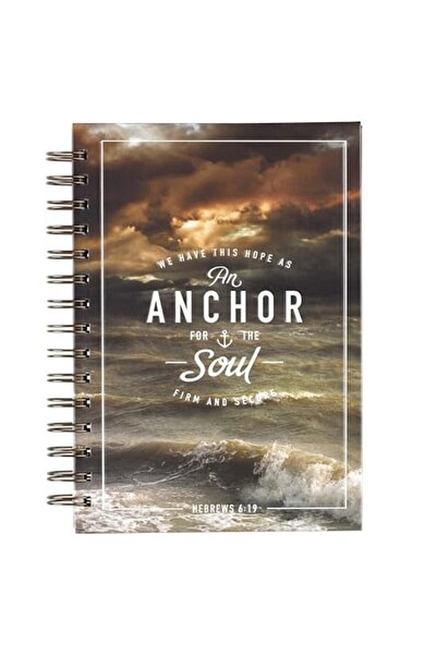 Christian Art Gifts Inc Journal Wirebound Large Anchor for the Soul