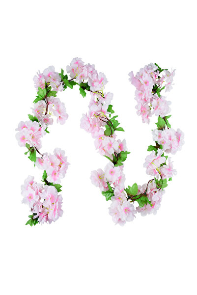 Choice5 1Pc Light pink 2.2m Artificial Cherry Blossoms Vines Silk Flowers Sak...