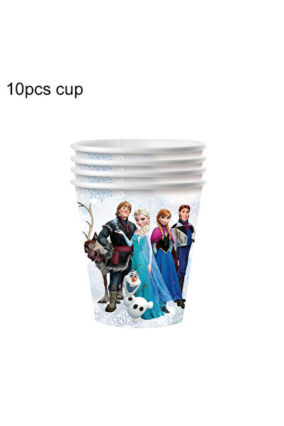 choice2 10pcs cup Frozen Birthday Party Decorations Disposable Tableware Pape...