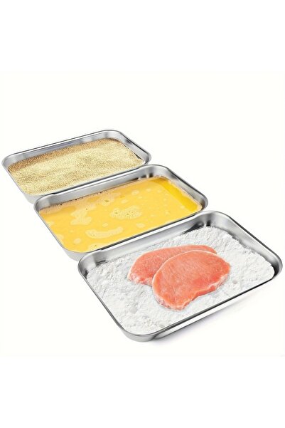 Choice1 3pcs-without lid 3pcs Stainless Steel Food Containers - Leakproof & S...