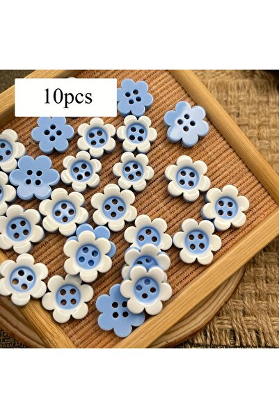 Choice 10pcs 10pcs Resin Flower Buttons, Clothing Fasteners for Coats and Car...