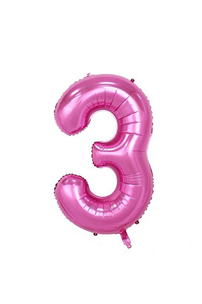 Choice9 Number 40inch rose-red-3 32inch Rainbow Gradient Number Foil Balloon ...