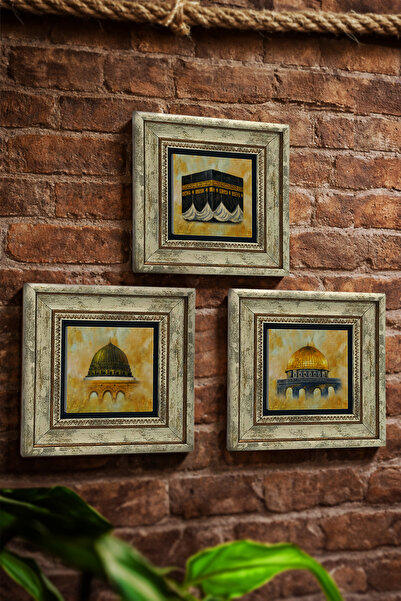 Sadrazam Κάμπαμα-Μεσσίντ-ι Νεμπέβι-Κουμπέτουσαχρα 20x20 εκ. Σετ 3 τεμαχίων Ζω...