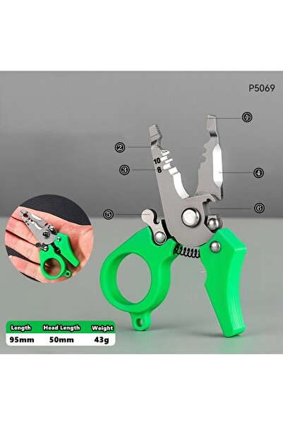 Choice 1pcs Mini Pocket-Sized Wire Strippers Pliers Multi-Function Cable Cutt...