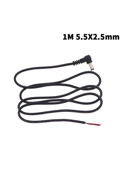 Choice4 A6 Plug Connector Extension Line 5.5 X 2.1mm/2.5mm Right Angle DC Pow...