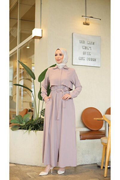 Moda İncir ΦΕΡΑΣ με ζώνη και τσέπες