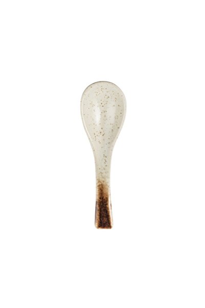 choice2 D 1pc 13cm Japanese-style Retro Ceramic Soup Spoon Eating Rice Spoon ...