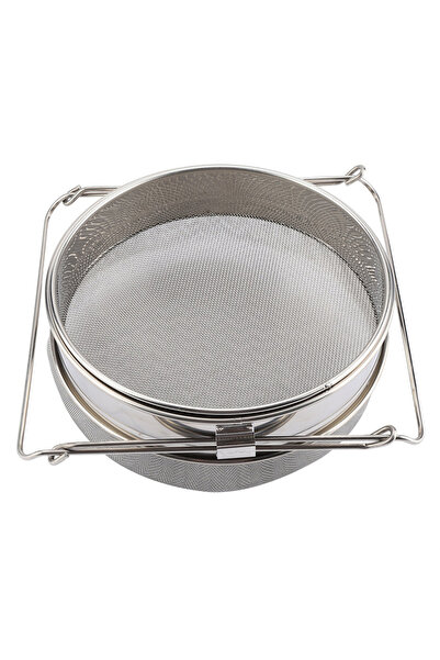 Choice Light Grey Big Stainless Steel Double Layer Honey Sieve / Strainer / F...