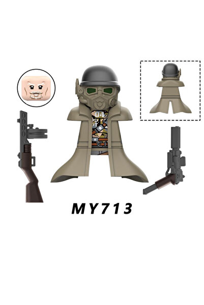 choice2 MY713 MY711 MY714 Building Blocks NCR Helmet Armor Mini Action Figure...