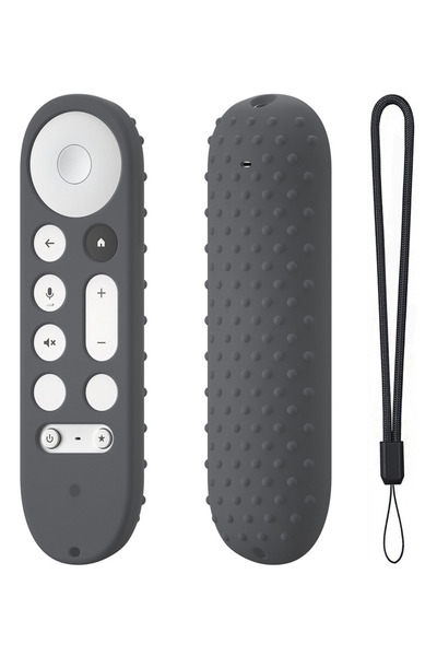 Choice6 Dark Gray Google Silicone Remote Cover for Google TV Streaming 4K TV ...