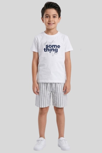 ww waka waka kids store Set majice sa štampanjem 'Započni nešto novo' i šorts...