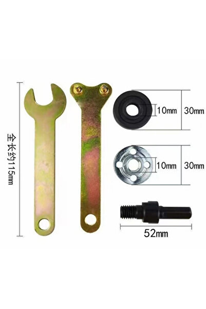 Choice1 5pcs Professional Drill Bit Adapter Kit with Flange Nut for Secure At...