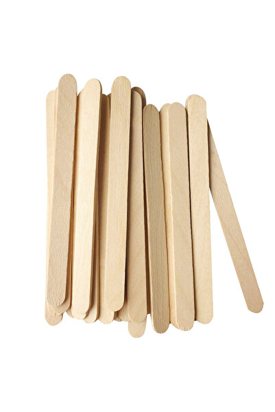 Choice 50 pcs 50/100Pcs Craft Sticks, Ice Cream Sticks Natural Wood Popsicle ...