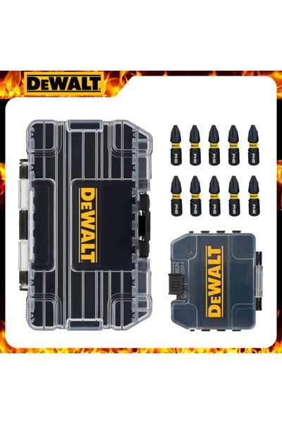 Choice4 DEWALT Black-Box-SET1 DEWALT TSTAK Black Small Medium Storage Box HSS...