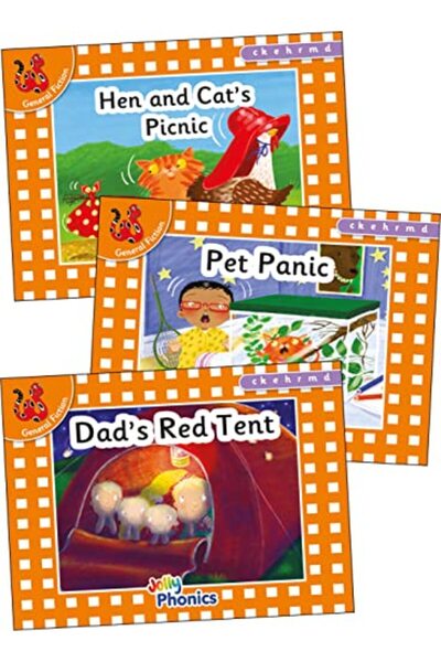 Jolly Phonics مجموعة قراءات المستوى البرتقالي 2: بالأحرف المبكرة (النسخة الإن...
