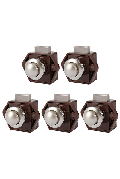 Choice4 5PCS Brown 5/10/15Pcs Button Catch Lock 15-27mm Thickness Door Catch ...