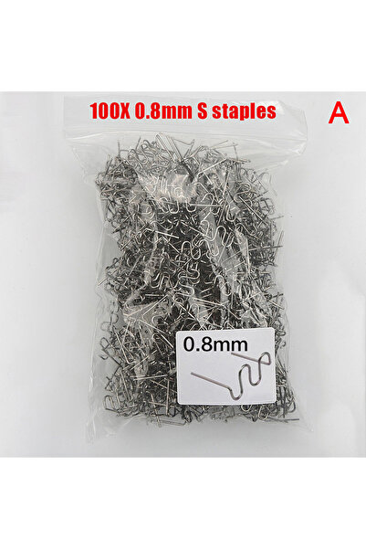 Choice5 0.8mm S staples 100PCS Automotive Plastic Repair Welding Nail Standar...