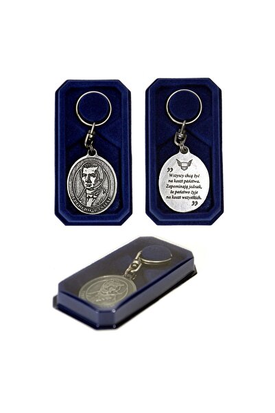Art - Dog Frédéric Bastiat - Breloc placat cu argint, decorațiune pentru poșe...