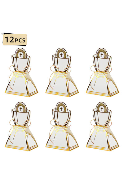 Choice 8x5x13cm mixed color-12pcs 12PCS Christening Party Favour Candy Treat ...