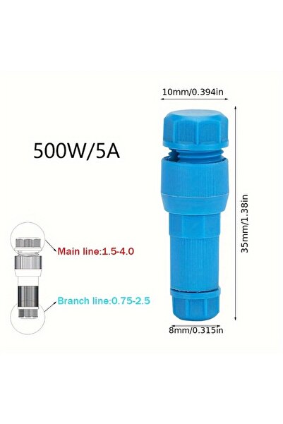 choice2 5Pcs Blue 5/10Pcs Low Voltage Quick Lock Piercing T-Tap Terminal Bloc...