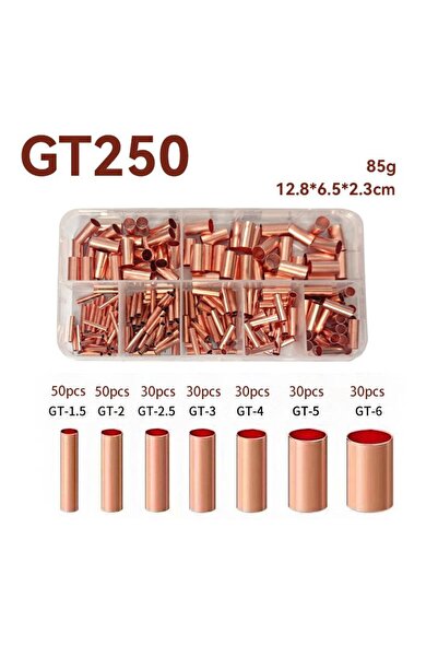 Choice 250PCS New 125/250/414/578Pcs Non Insulated Electrical Butt Terminal A...