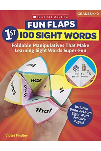 Scholastic Teaching Resources Fun Flaps: أول 100 كلمة بصرية: أدوات قابلة لإعا...